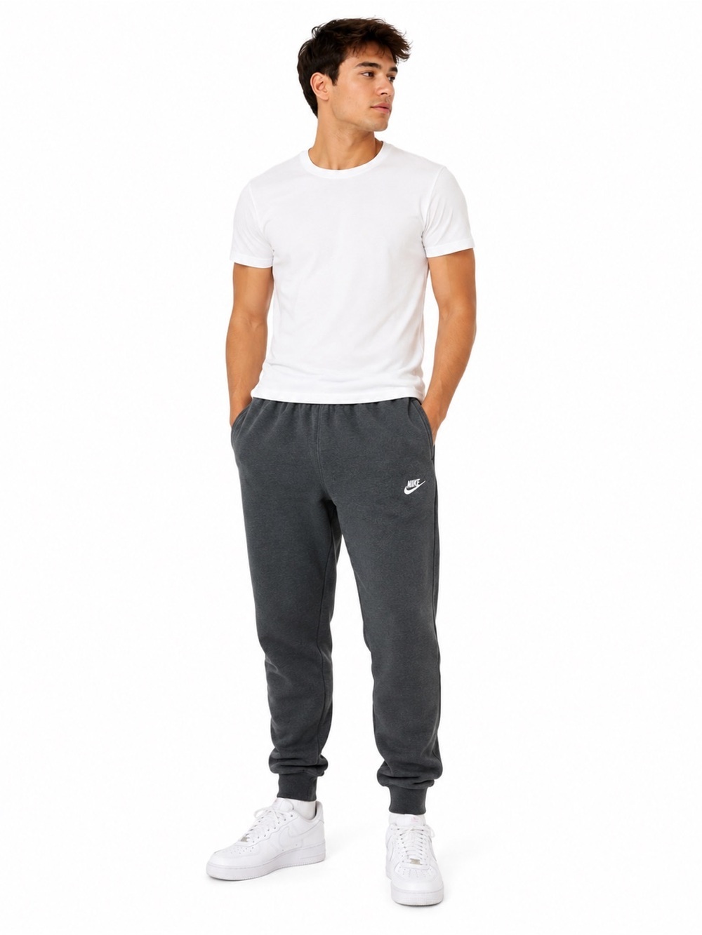 Nike Men’s Charcoal Gray Jogger Sweatpants Small